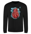 Свитшот Basketball heart Черный фото