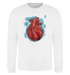 Свитшот Basketball heart Белый фото