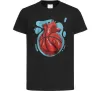 Детская футболка Basketball heart Черный фото