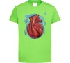 Детская футболка Basketball heart Лаймовый фото