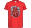 Детская футболка Basketball heart Красный фото