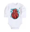 Детский боди Basketball heart Белый фото
