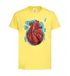 Дитяча футболка Basketball heart Лимонний фото