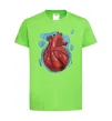 Дитяча футболка Basketball heart Лаймовий фото