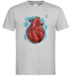 Чоловіча футболка Basketball heart Сірий фото
