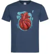 Чоловіча футболка Basketball heart Темно-синій фото