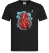 Чоловіча футболка Basketball heart Чорний фото