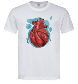 Мужская футболка Basketball heart