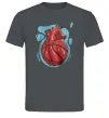 Чоловіча футболка Basketball heart Графіт фото