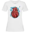Жіноча футболка Basketball heart Білий фото