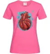Жіноча футболка Basketball heart Яскраво-рожевий фото