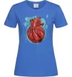 Жіноча футболка Basketball heart Яскраво-синій фото