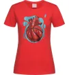 Жіноча футболка Basketball heart Червоний фото
