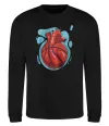 Світшот Basketball heart Чорний фото