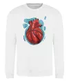 Світшот Basketball heart Білий фото