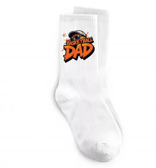 Носки Basketball dad Белый фото