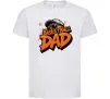 Дитяча футболка Basketball dad Білий фото