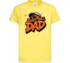 Дитяча футболка Basketball dad Лимонний фото