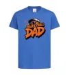 Детская футболка Basketball dad Ярко-синий фото