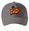 Кепка Basketball dad Сірий фото