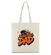 Эко-сумка Basketball dad Бежевый фото