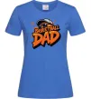 Женская футболка Basketball dad Ярко-синий фото