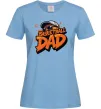 Женская футболка Basketball dad Голубой фото
