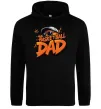Женская толстовка (худи) Basketball dad Черный фото