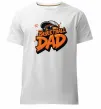Чоловіча преміум футболка Basketball dad Білий фото
