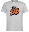 Мужская футболка Basketball dad Серый фото