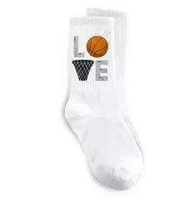Носки Basketball love Белый фото