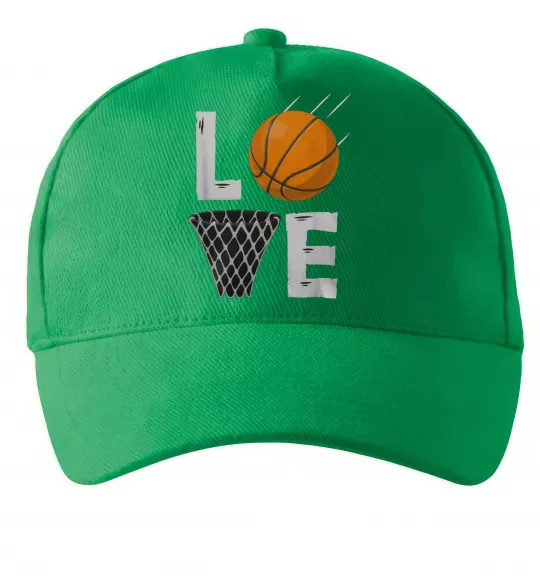 Кепка Basketball love Зелений фото