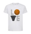 Детская футболка Basketball love Белый фото