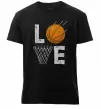 Чоловіча преміум футболка Basketball love Чорний фото