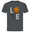 Чоловіча футболка Basketball love Графіт фото