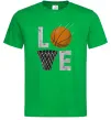Чоловіча футболка Basketball love Зелений фото