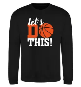 Свитшот Let`s do basket Черный фото