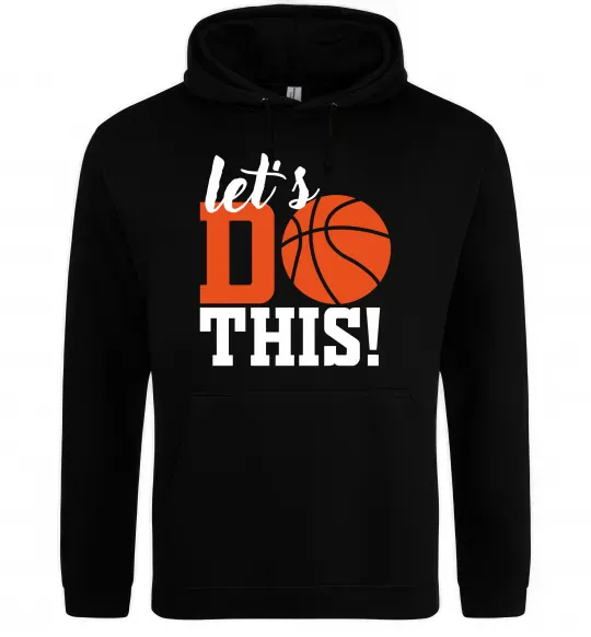 Женская толстовка (худи) Let`s do basket Черный фото