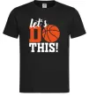 Мужская футболка Let`s do basket Черный фото