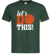 Мужская футболка Let`s do basket Темно-зеленый фото