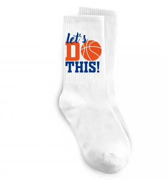 Носки Let`s do basket Белый фото