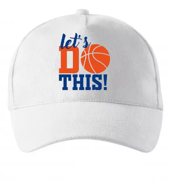 Кепка Let`s do basket Білий фото