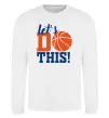 Свитшот Let`s do basket Белый фото