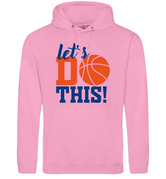 Мужская толстовка (худи) Let`s do basket Розовый фото