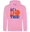 Мужская толстовка (худи) Let`s do basket Розовый фото