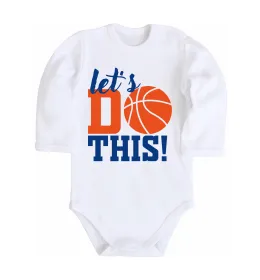 Детский боди Let`s do basket Белый фото
