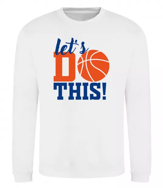 Свитшот Let`s do basket Белый фото