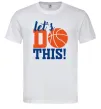 Мужская футболка Let`s do basket Белый фото