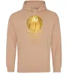 Мужская толстовка (худи) Golden basket Песочный фото