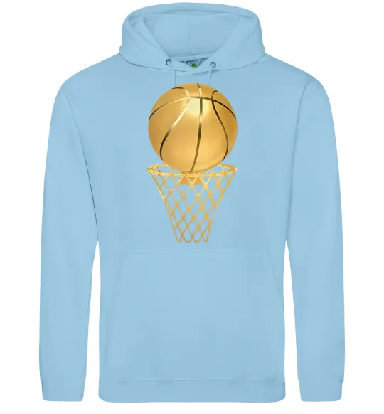 Женская толстовка (худи) Golden basket Голубой фото